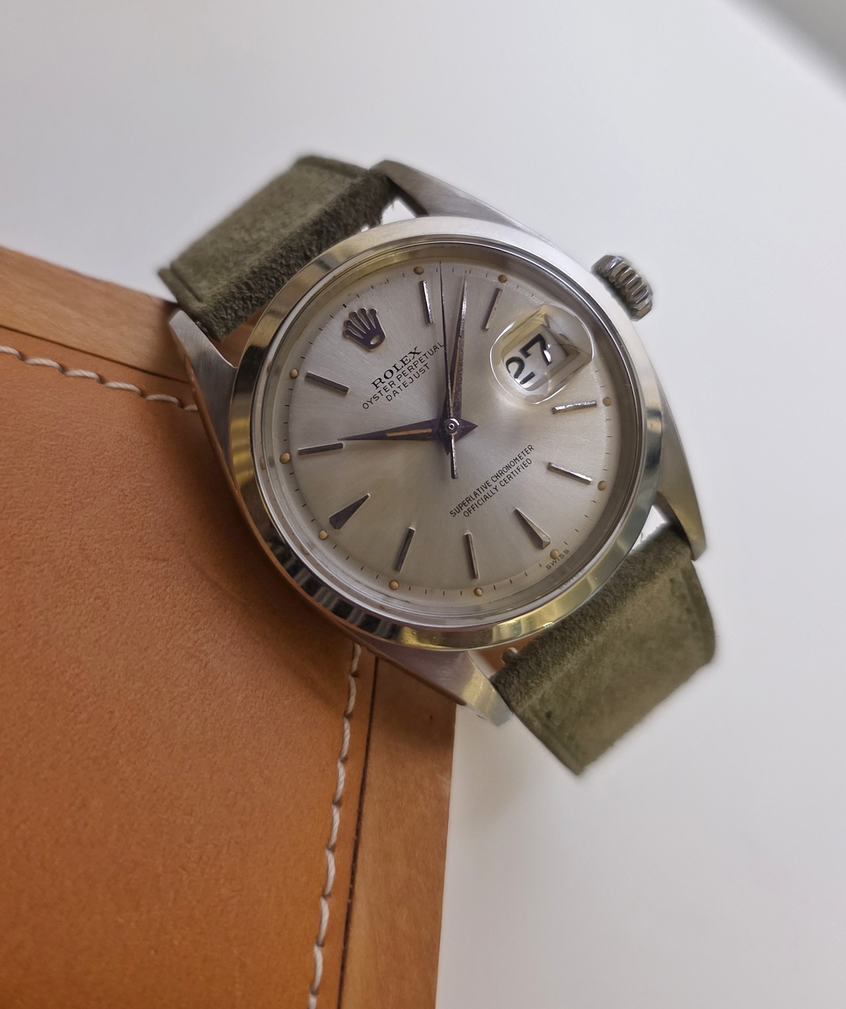 Rolex Datejust 1600 dauphine hands 1961