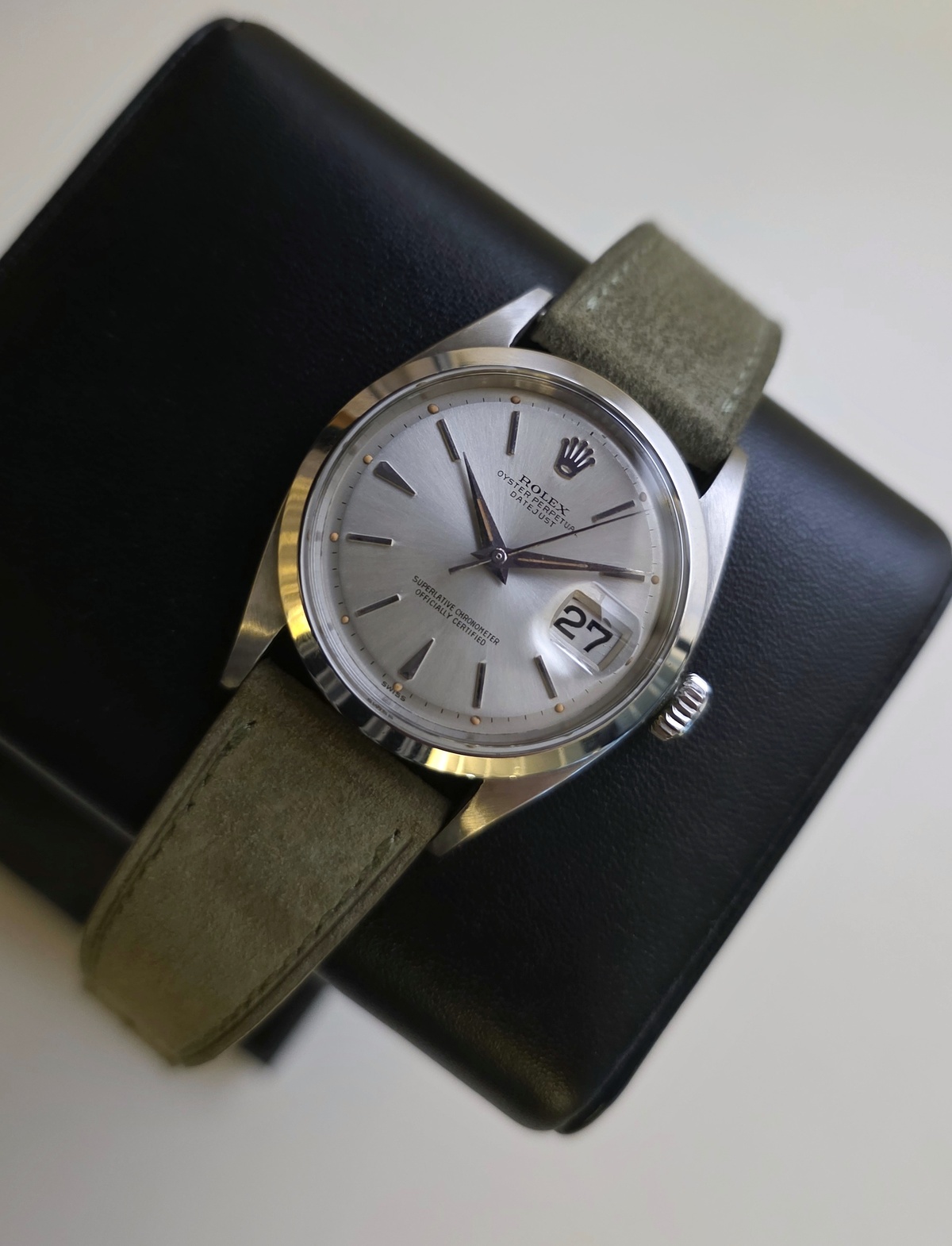 Rolex Datejust 1600 dauphine hands 1961