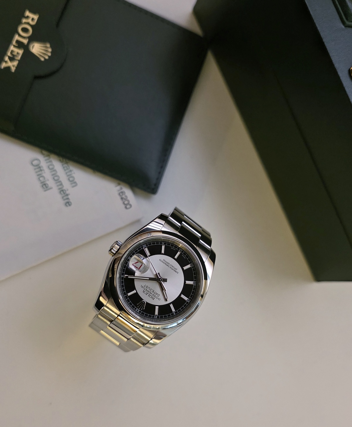 Rolex Oyster Datejust 116200 Tuxedo Full set 2006