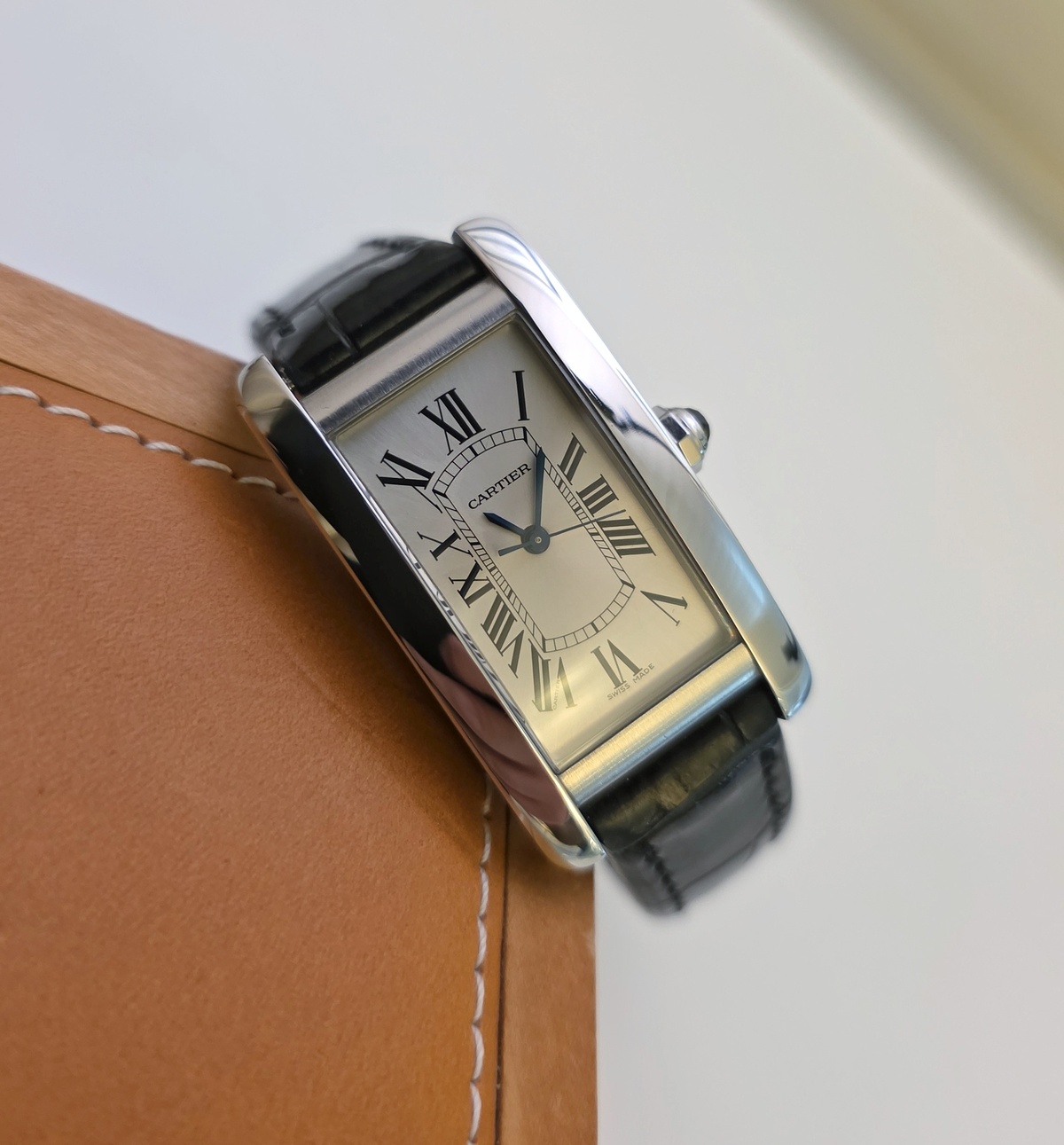 Cartier Tank Américaine Grande taille automatique WSTA0017 - 3971