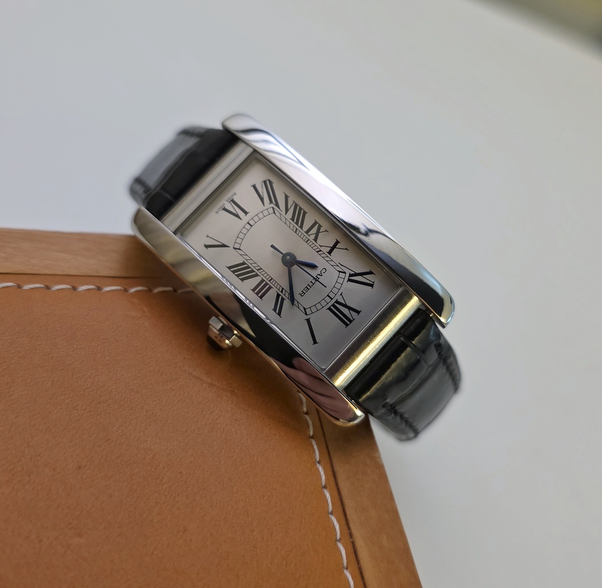 Cartier Tank Américaine Grande taille automatique WSTA0017 - 3971
