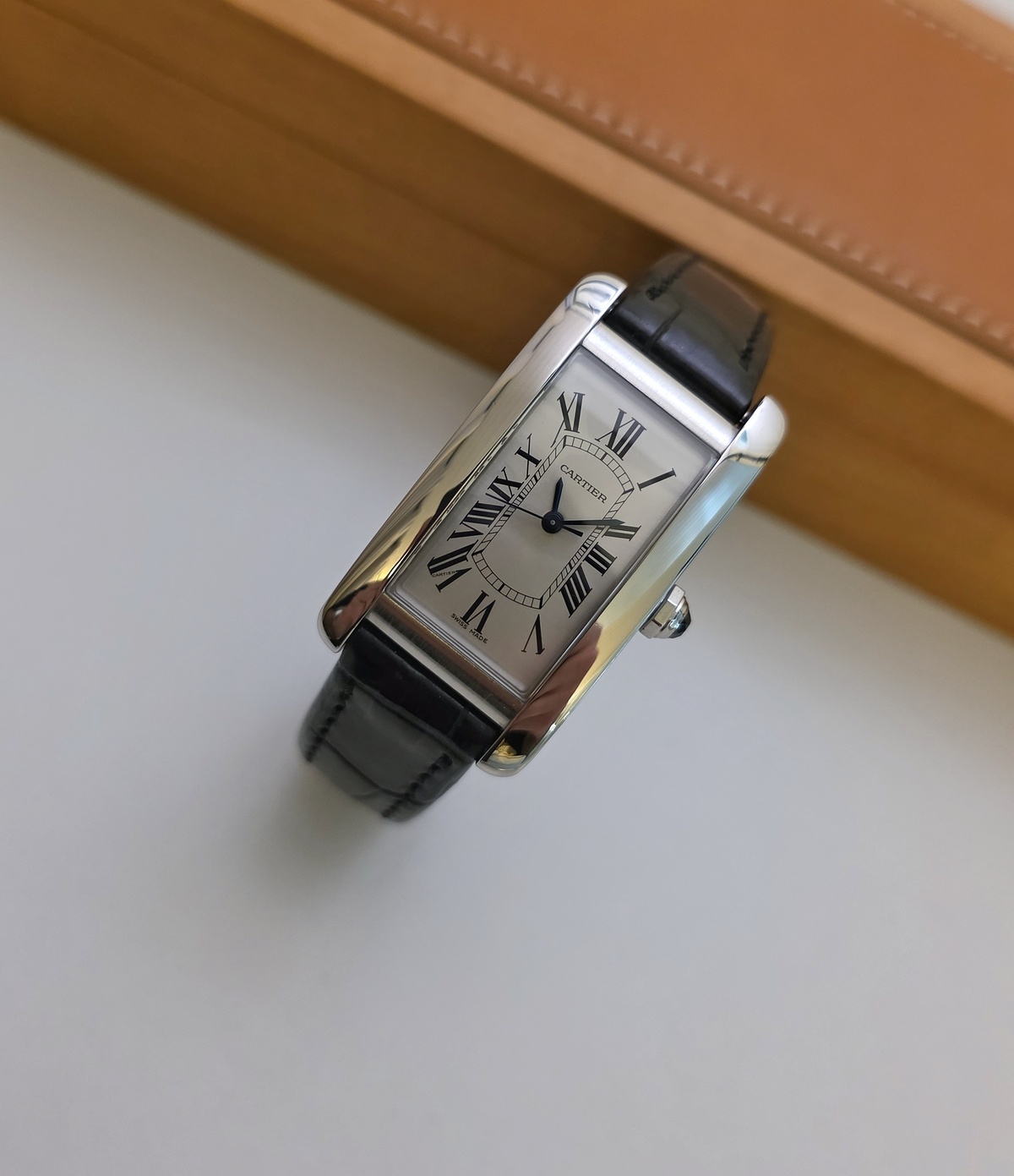 Cartier Tank Américaine Grande taille automatique WSTA0017 - 3971
