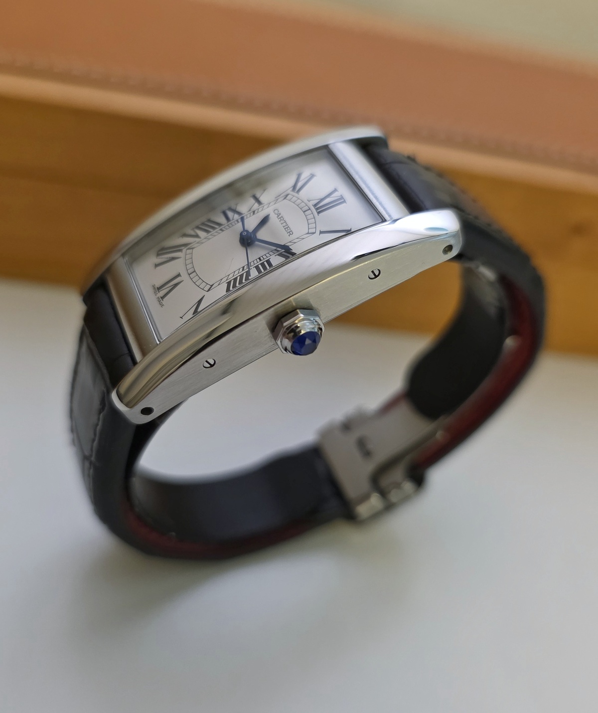 Cartier Tank Américaine Grande taille automatique WSTA0017 - 3971