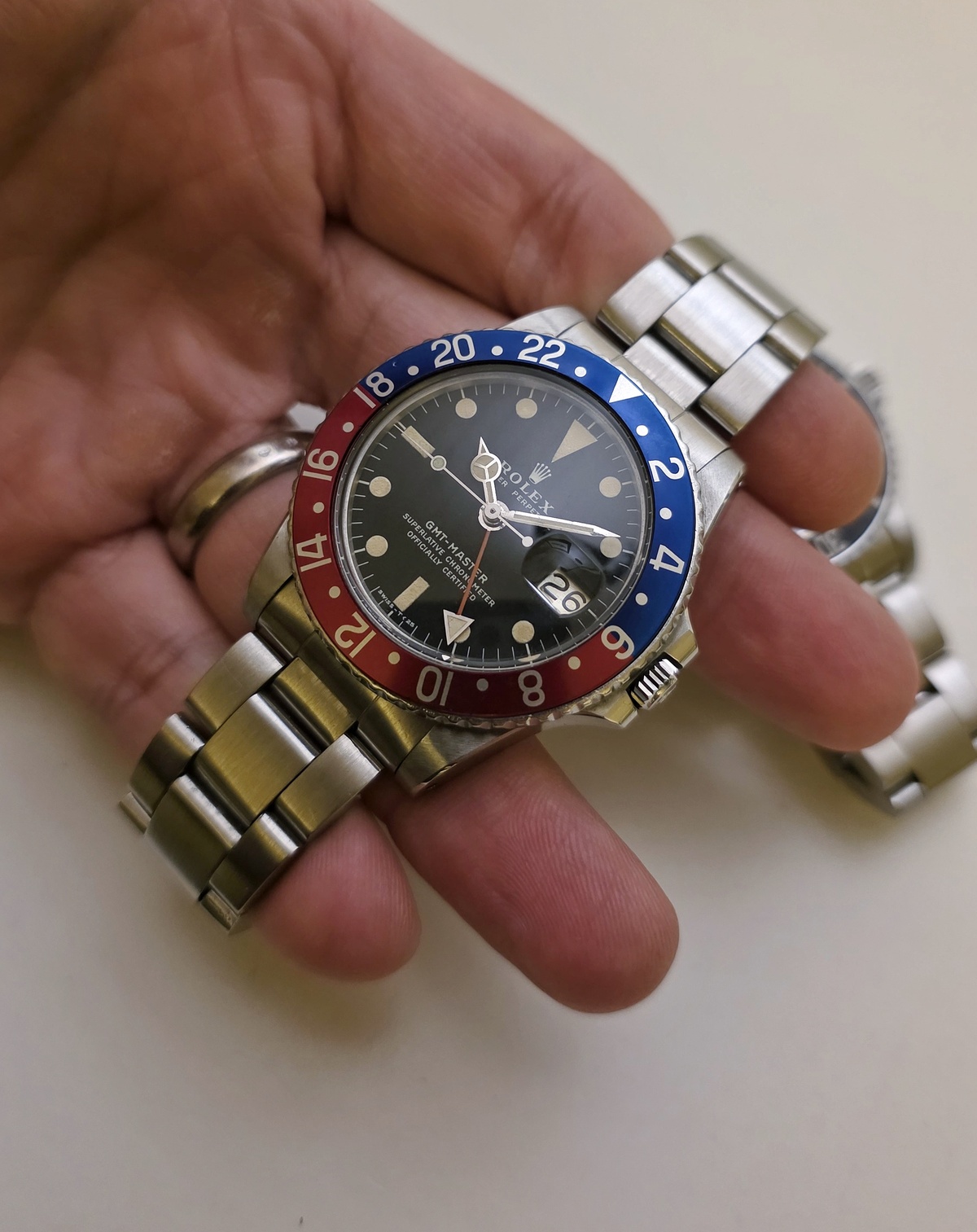 Rolex GMT Master 1675 Pepsi MK2 1977