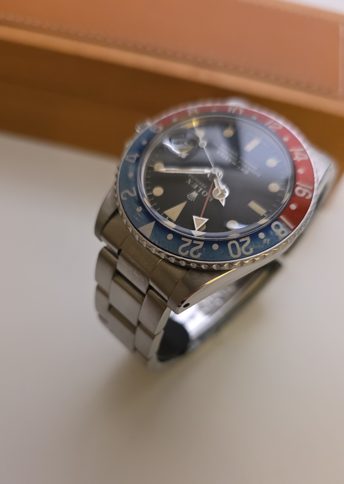 Rolex GMT Master 1675 Pepsi MK2 1977