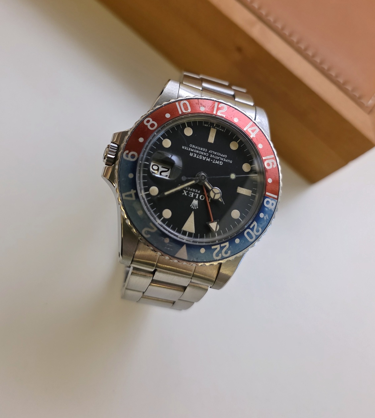 Rolex GMT Master 1675 Pepsi MK2 1977