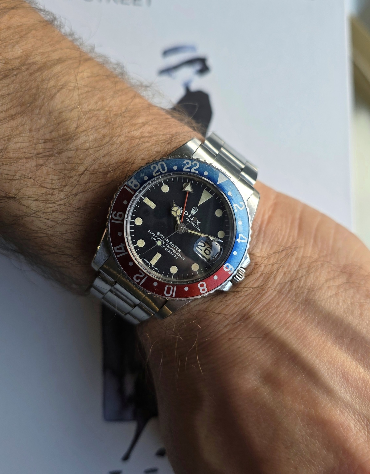 Rolex GMT Master 1675 Pepsi MK2 1977