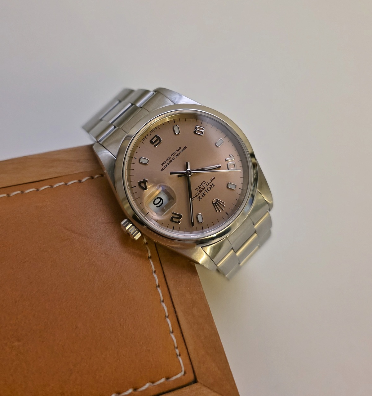 Rolex Oyster Perpetual Date 15200 Salmon Full set 2004