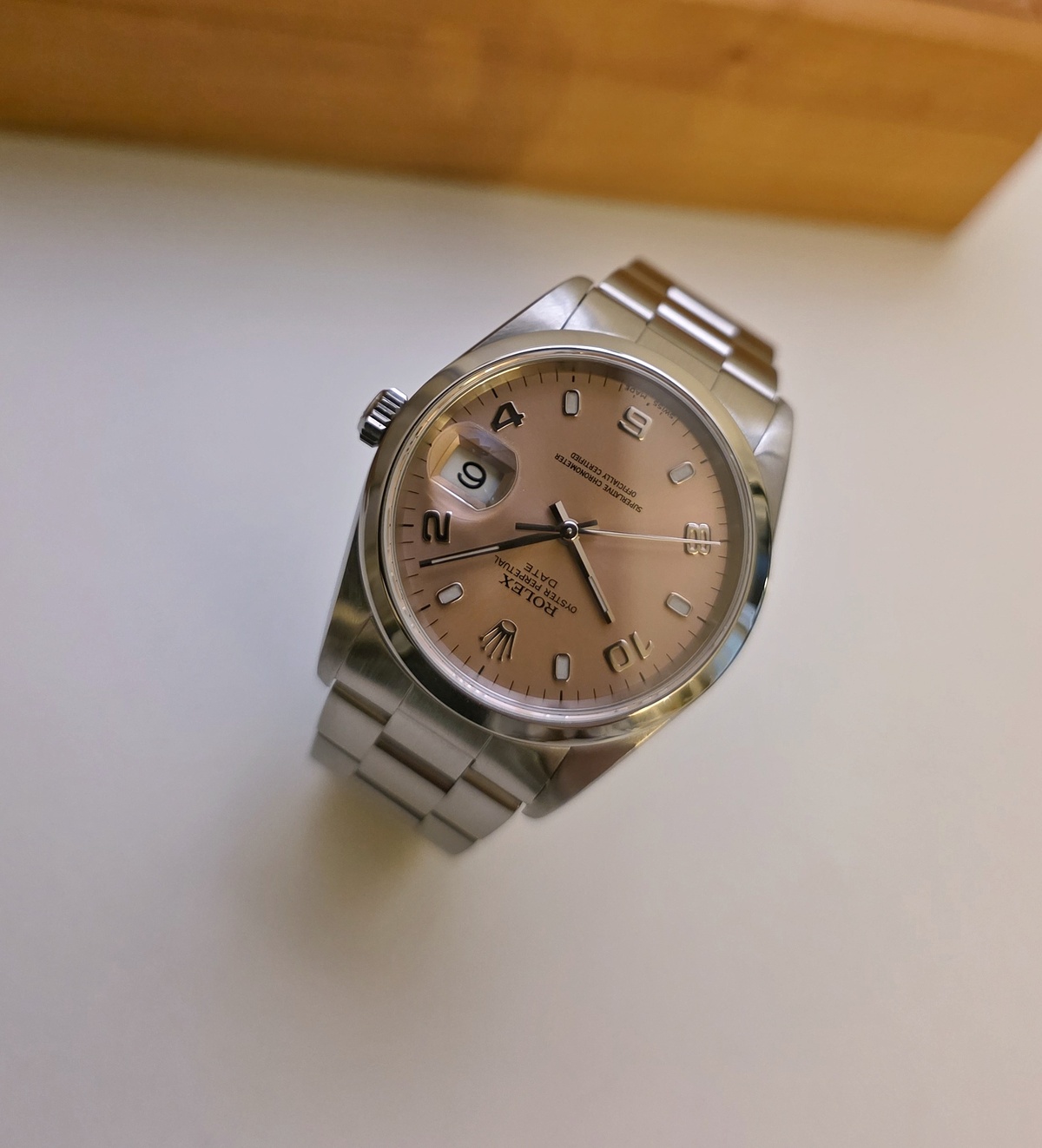 Rolex Oyster Perpetual Date 15200 Salmon Full set 2004