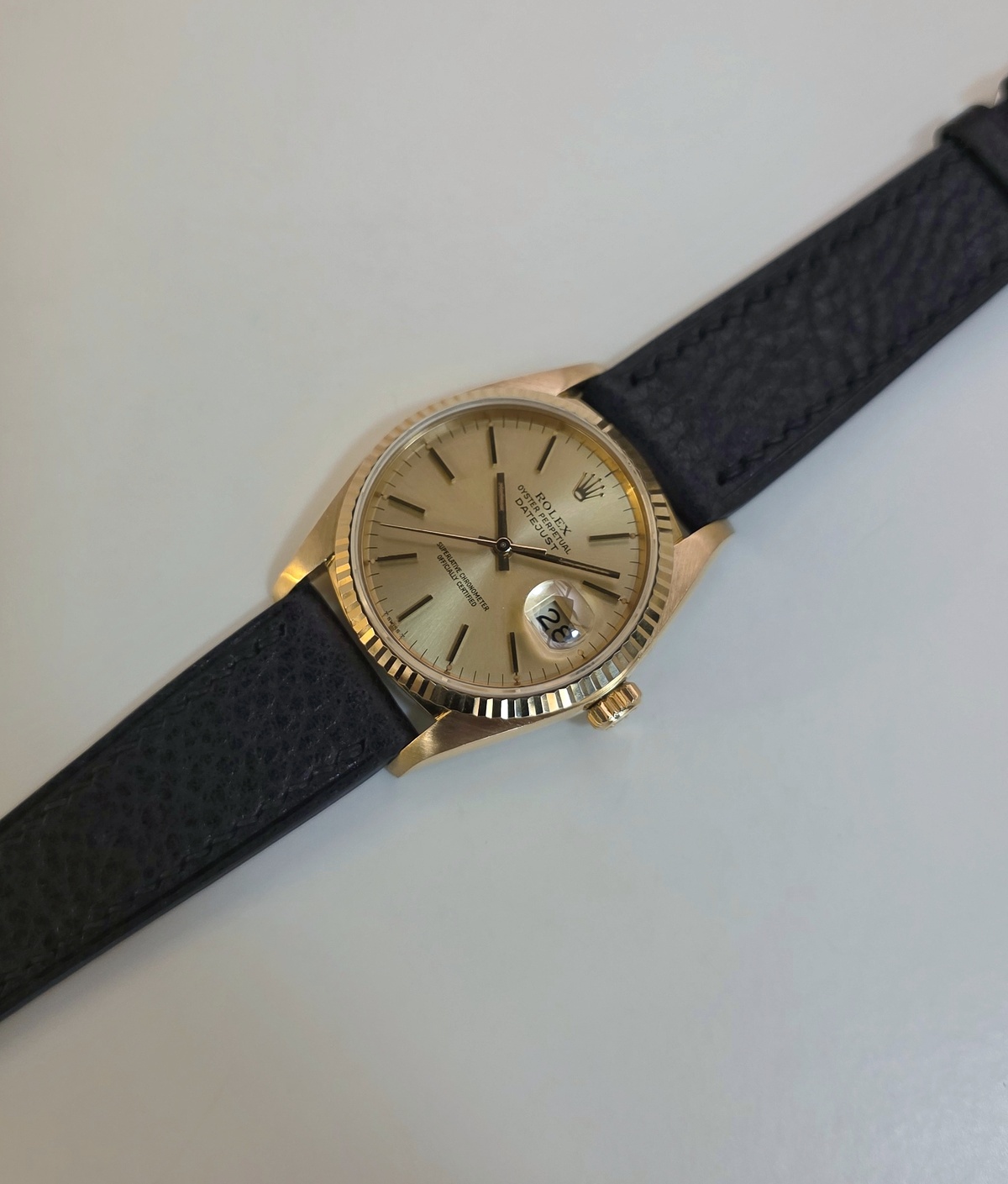 Rolex Datejust Or Jaune 16018