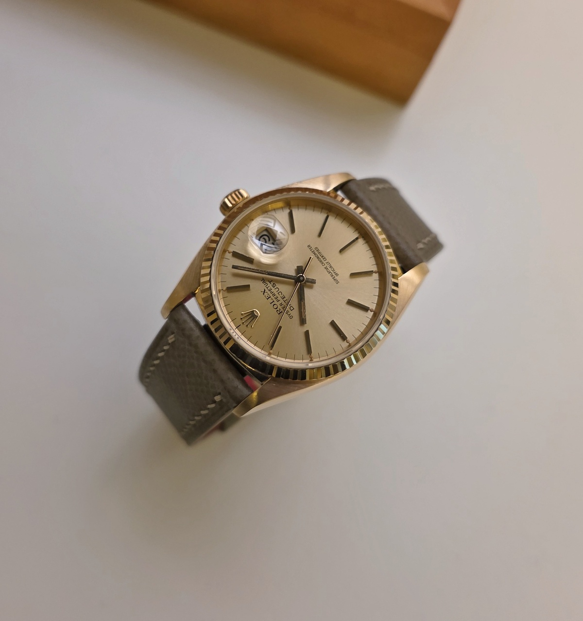 Rolex Datejust 18k yellow gold 16018