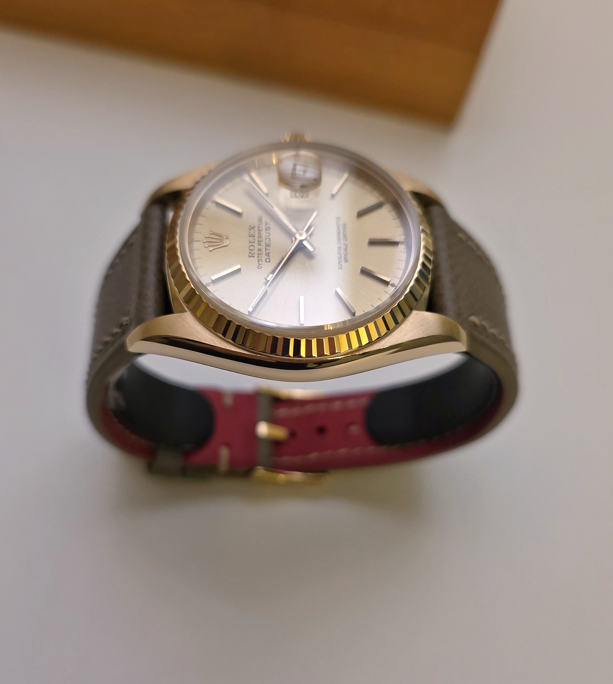 Rolex Datejust 18k yellow gold 16018