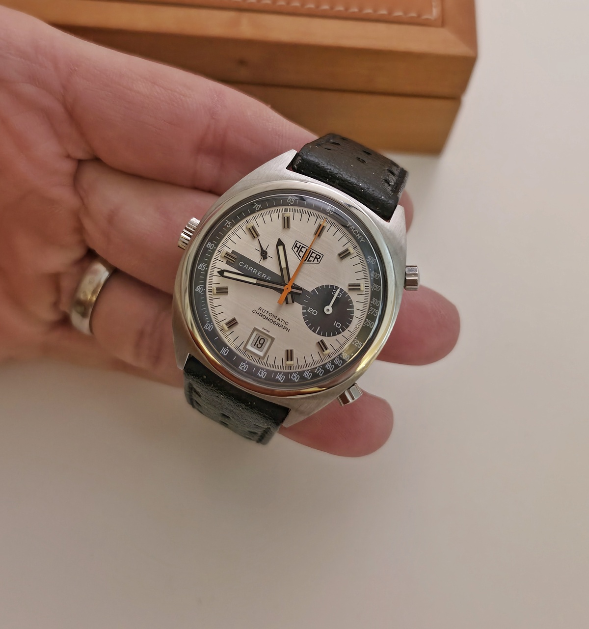 Heuer Carrera 1553S 1972 Caliber 15