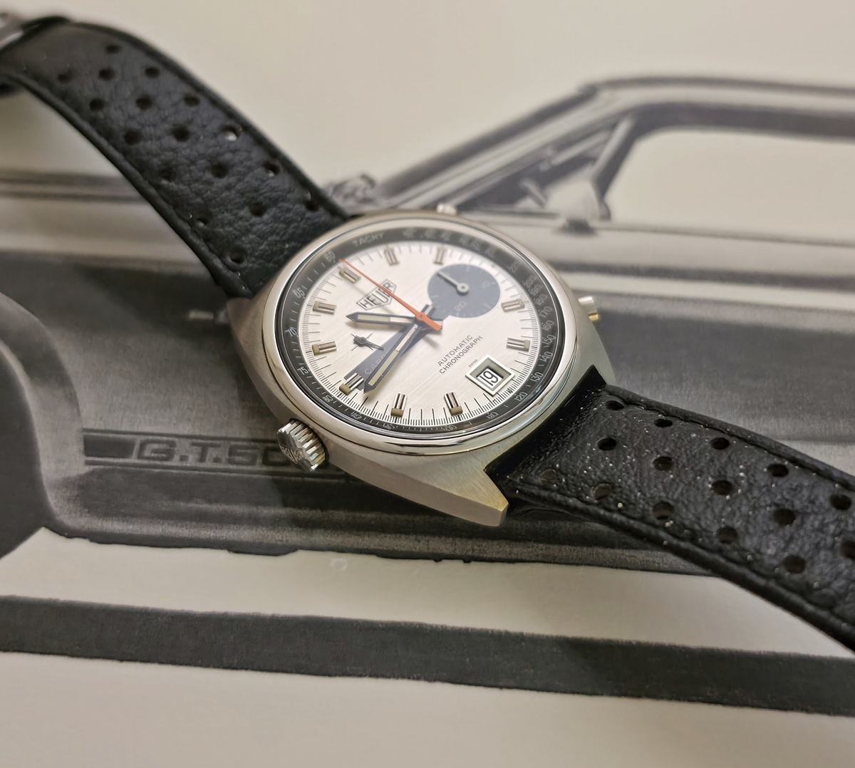 Heuer Carrera 1553S 1972 Caliber 15