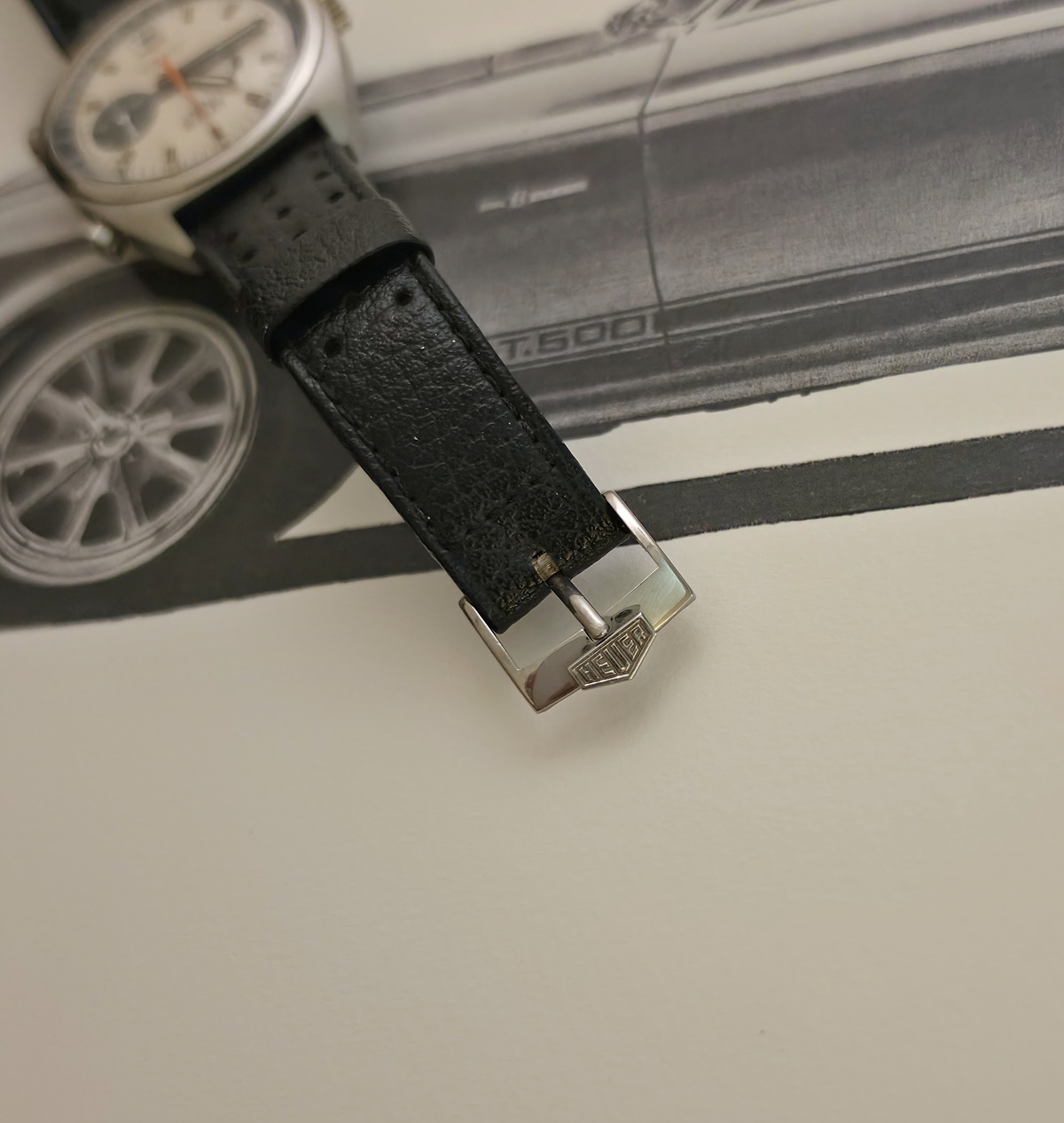 Heuer Carrera 1553S 1972 Caliber 15