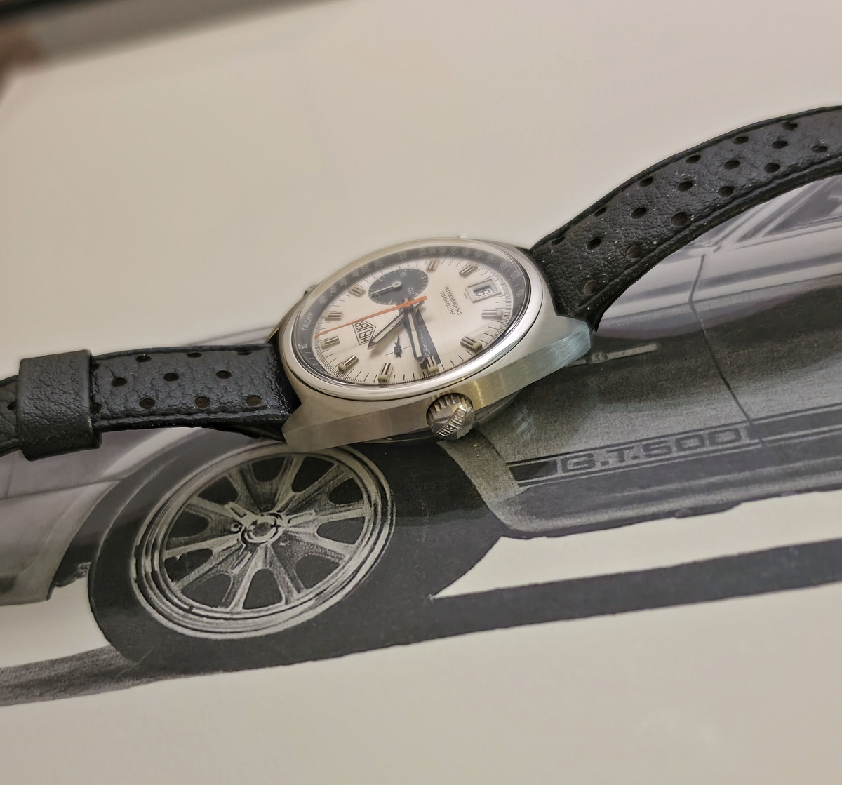 Heuer Carrera 1553S 1972 Caliber 15