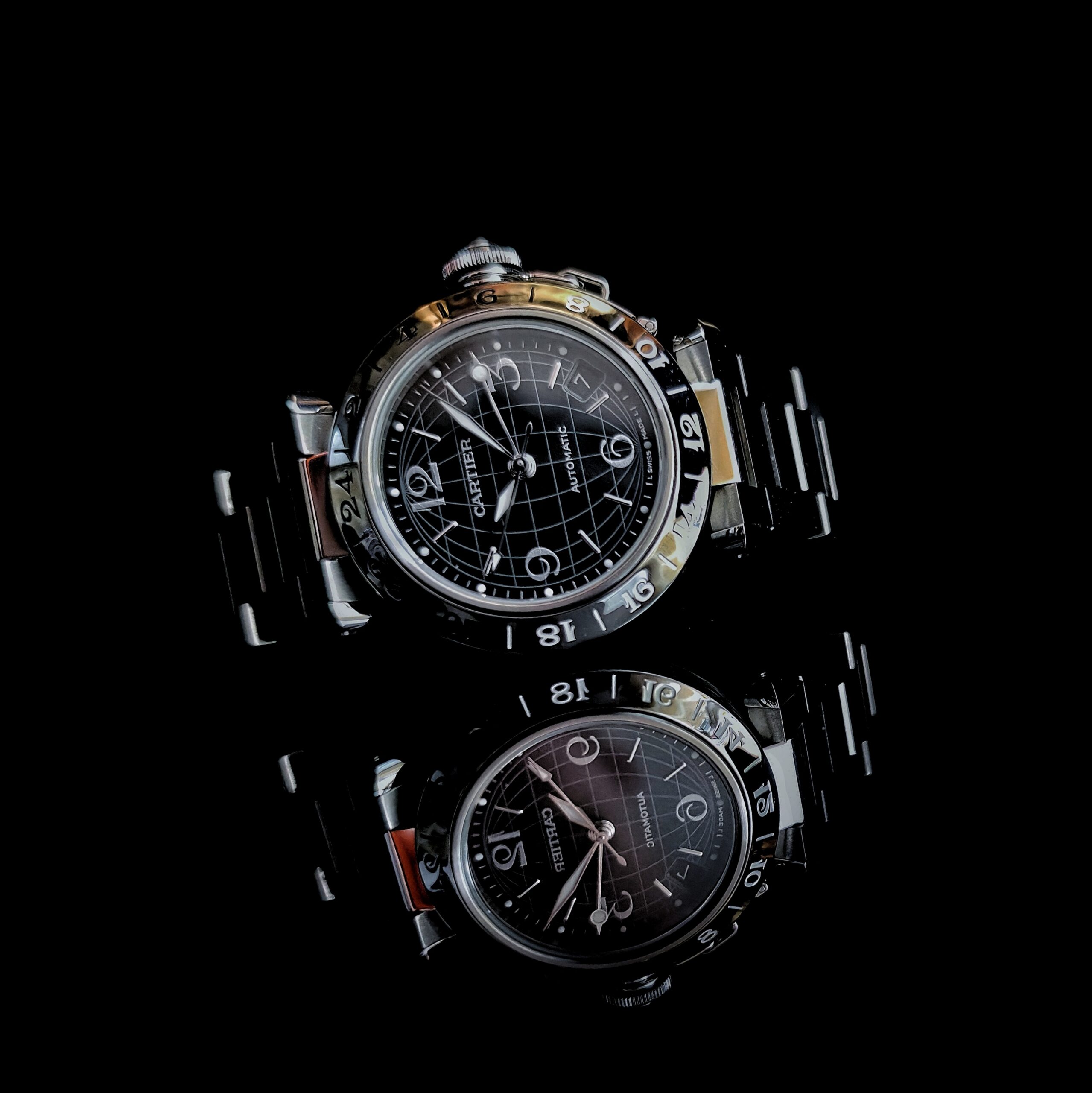 Cartier PASHA GMT Full set 2007 W31079M7