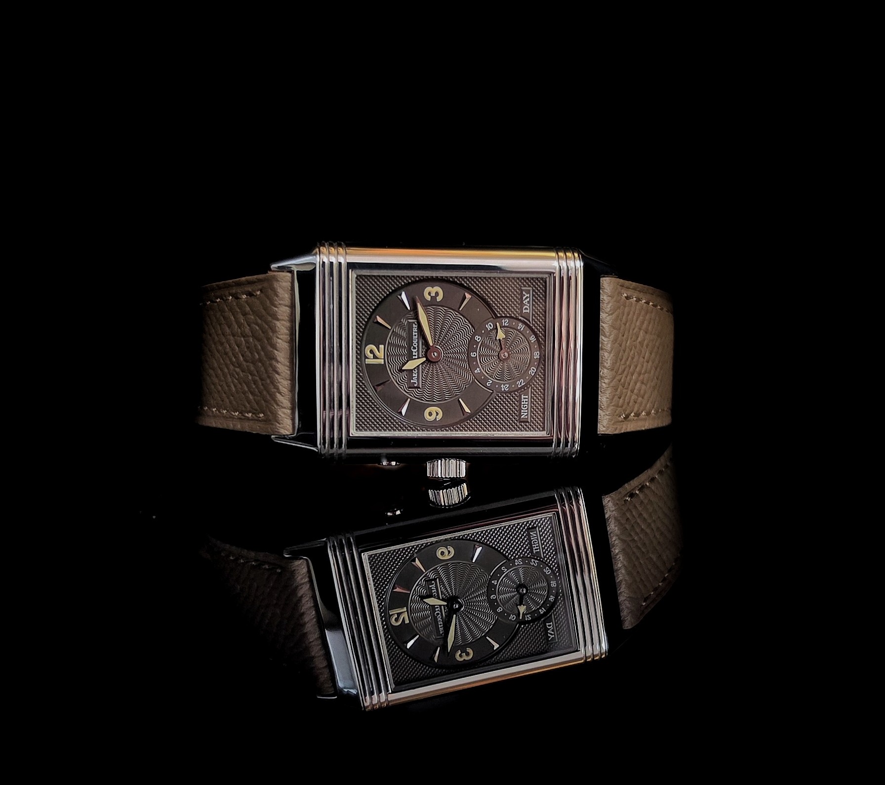 Jaeger Lecoultre Reverso Duoface Night & Day 270.8.54 Tritium