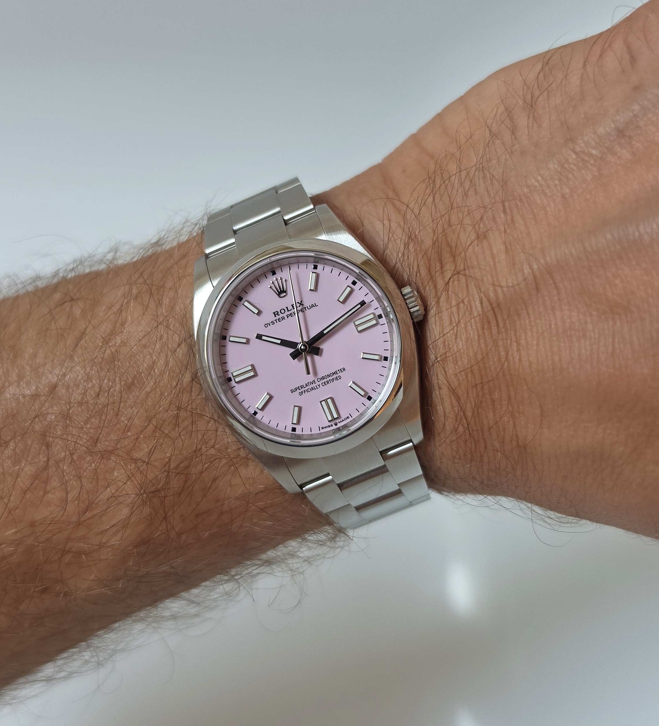 Rolex OP Oyster Perpetual 126000 36 mm candy pink Full set 2025