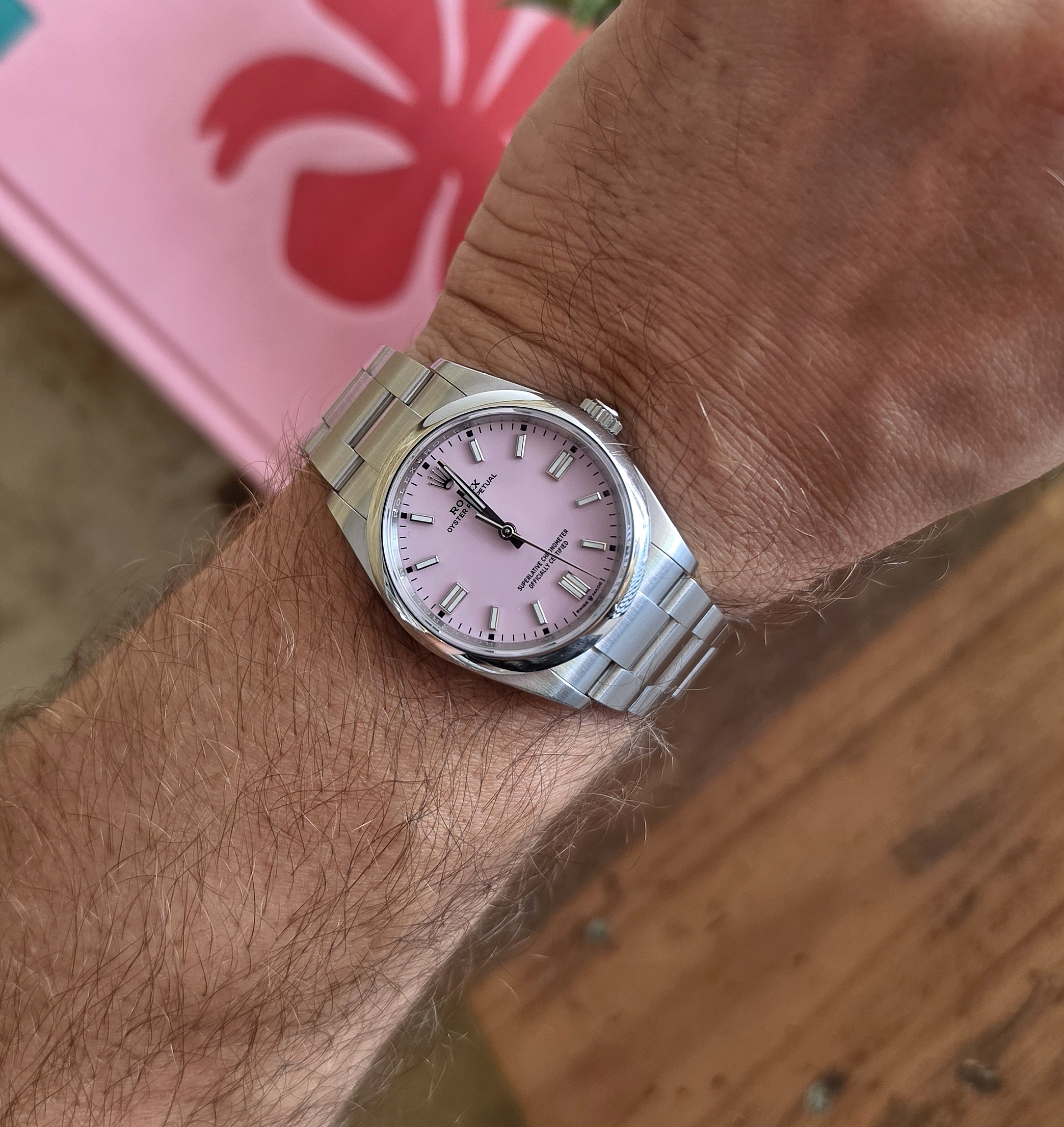 Rolex OP Oyster Perpetual 126000 36 mm candy pink Full set 2025