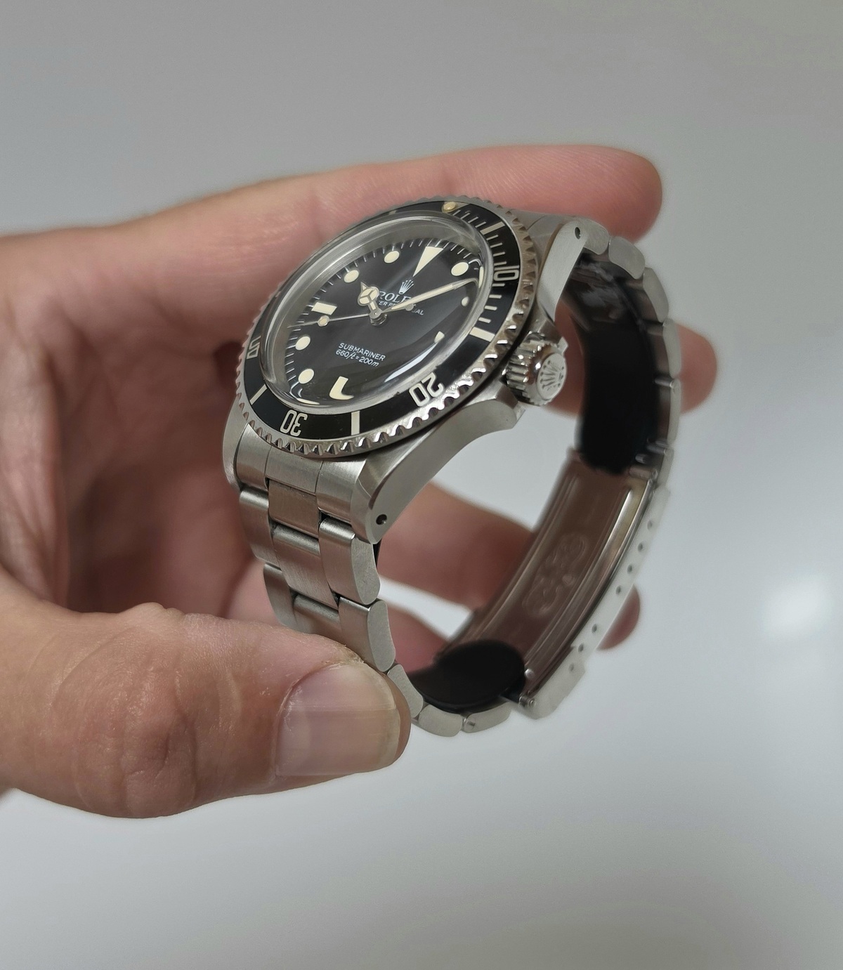 Rolex Submariner 5513 vintage Maxi Dial MK5 1984