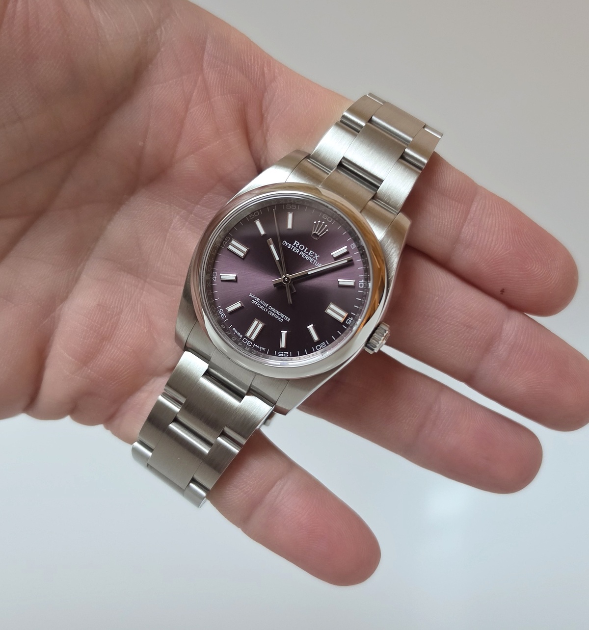 Rolex Oyster Perpetual 36 Grape Full set 2017