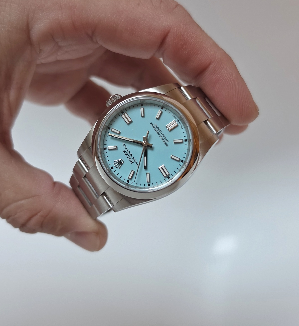Rolex OP Tiffany Blue 36mm Oyster Perpetual 126000 Full set 2023