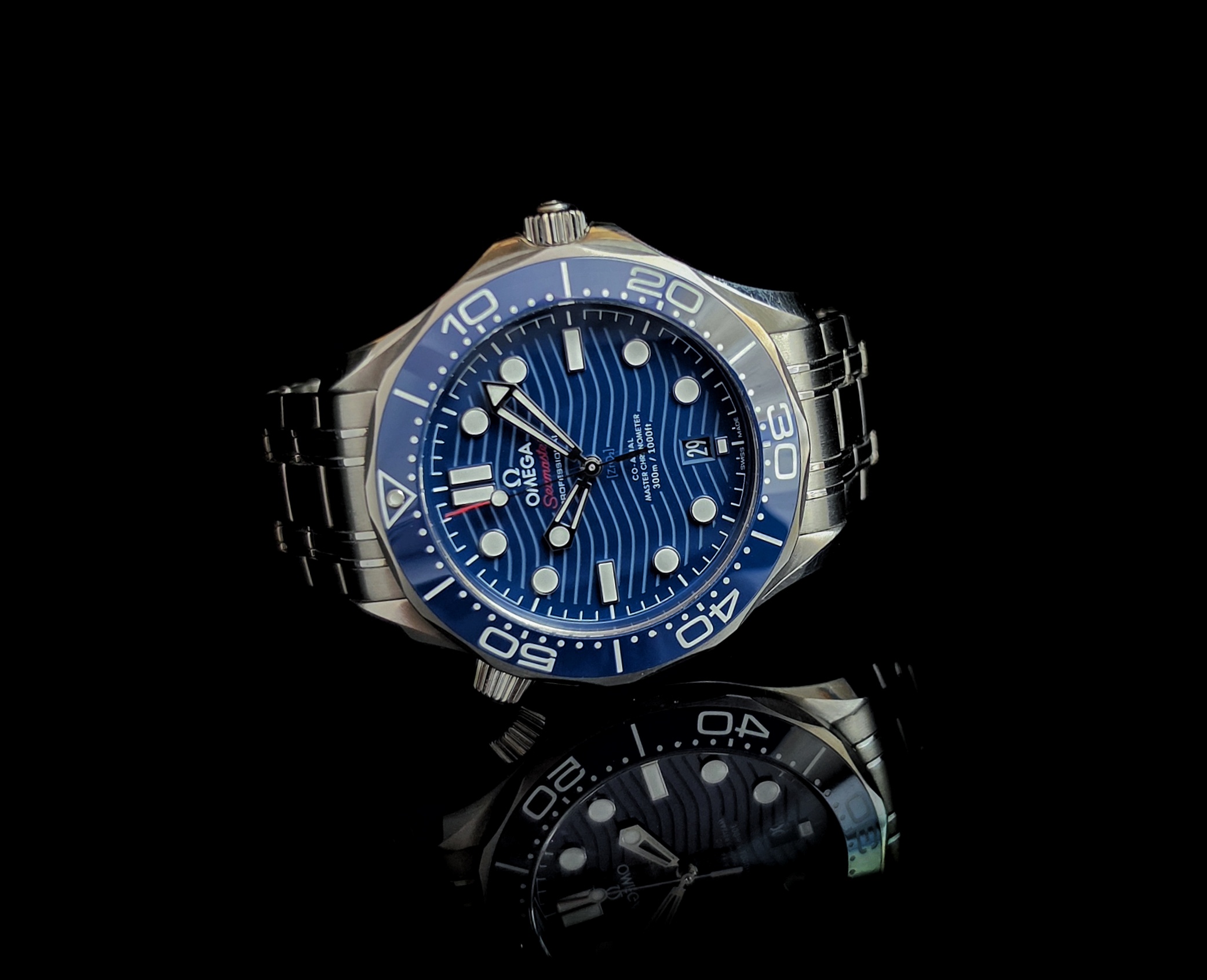 Omega Seamaster 300M Diver blue 210.30.42.20.03.001 Full set 2024
