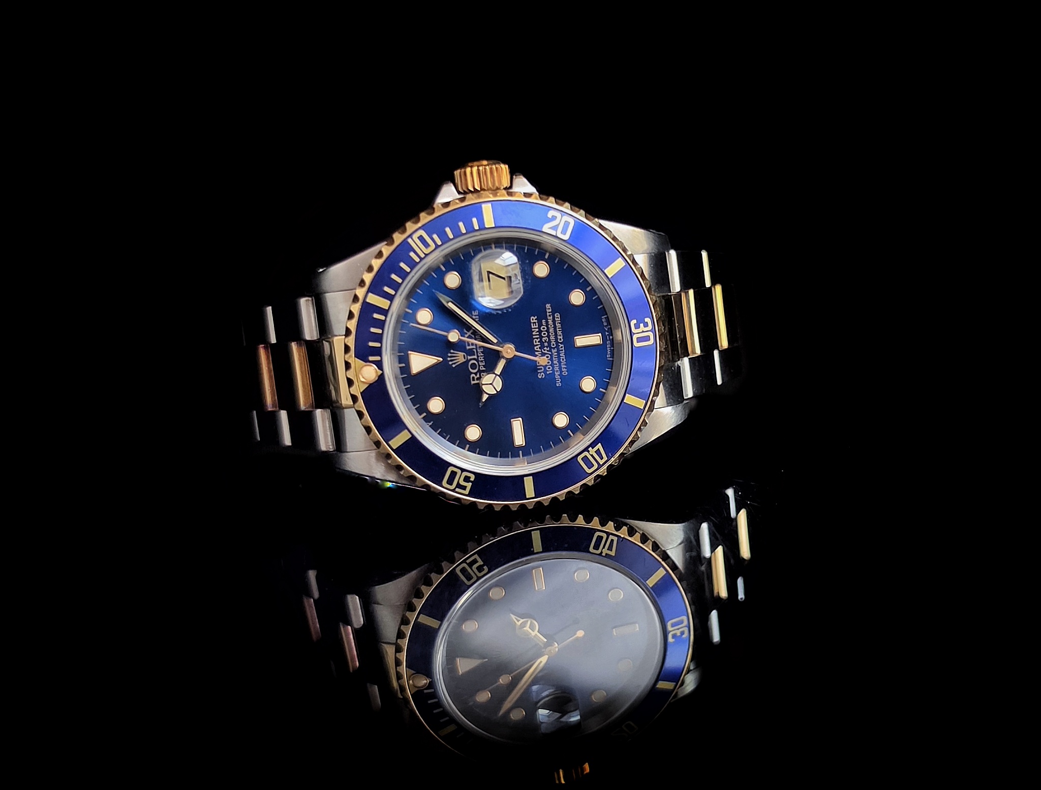 Rolex Submariner 16613 Purple dial Tritium 1997