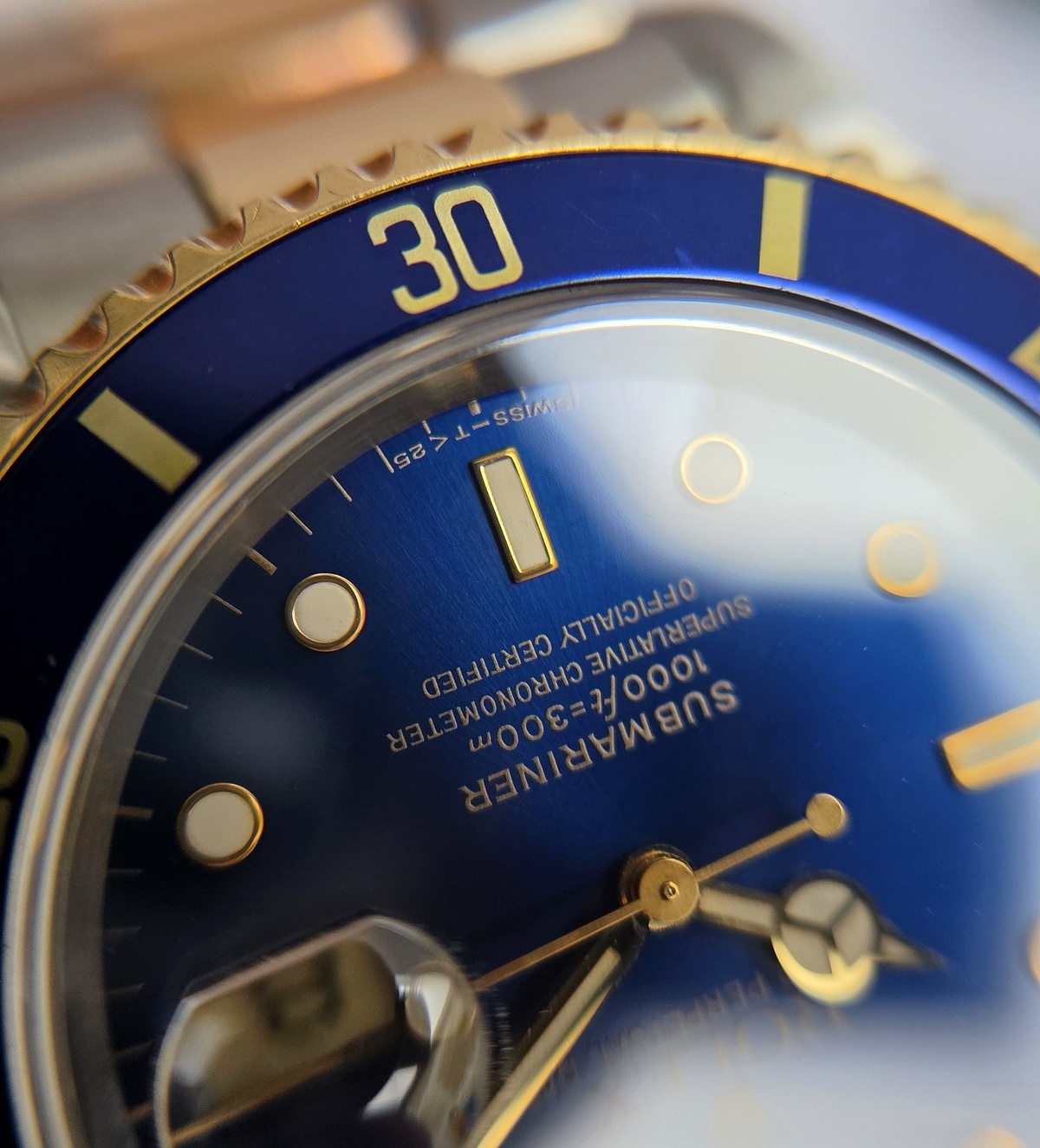 Rolex Submariner 16613 Purple dial Tritium 1997