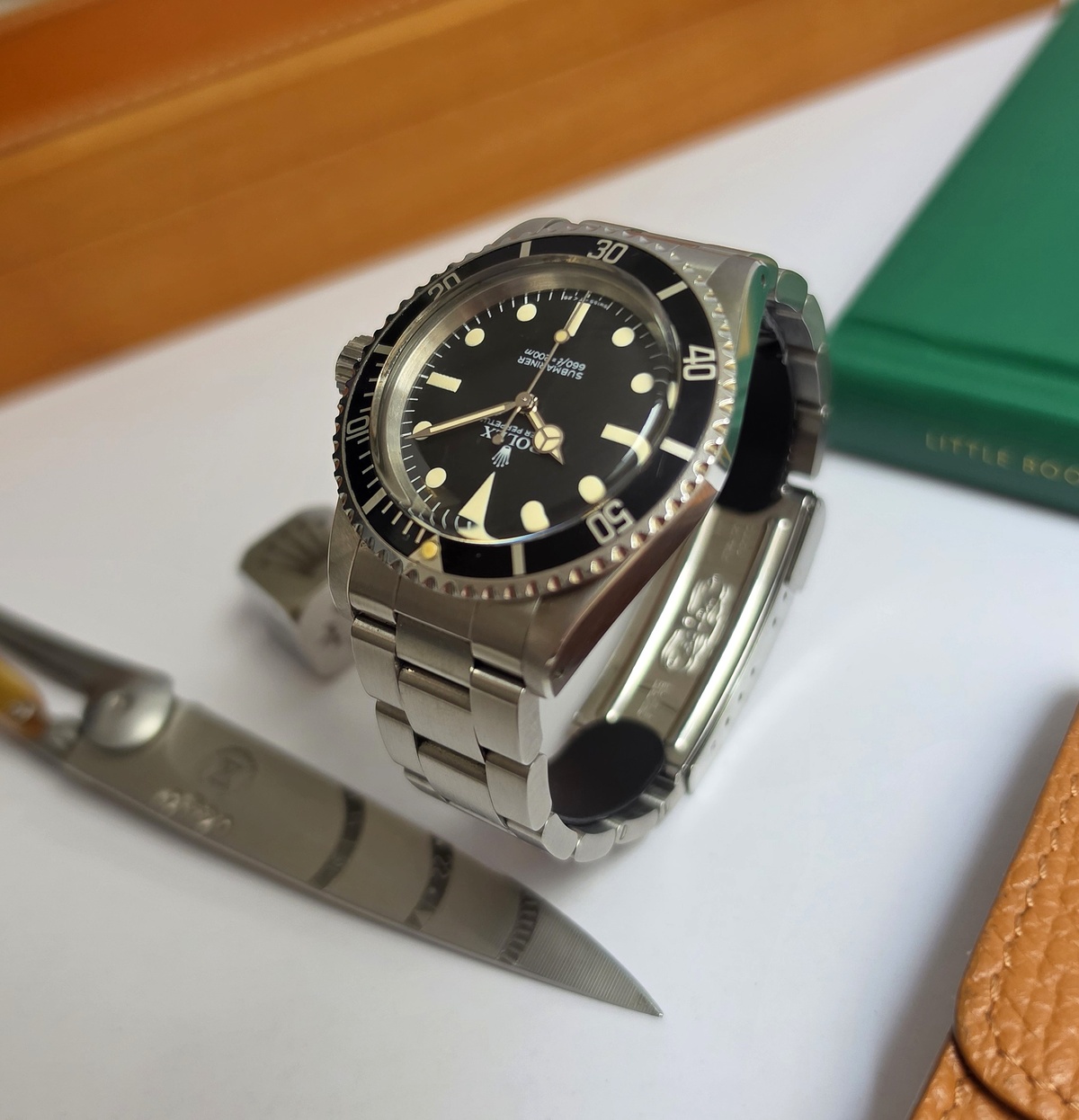 Rolex Submariner 5513 vintage Maxi Dial MK5 1984