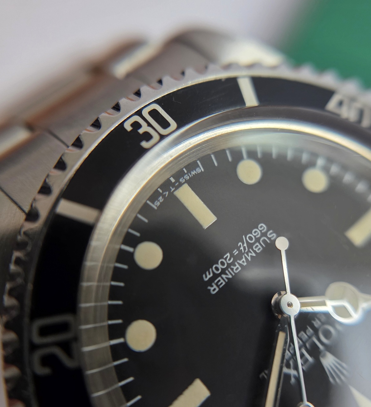 Rolex Submariner 5513 vintage Maxi Dial MK5 1984