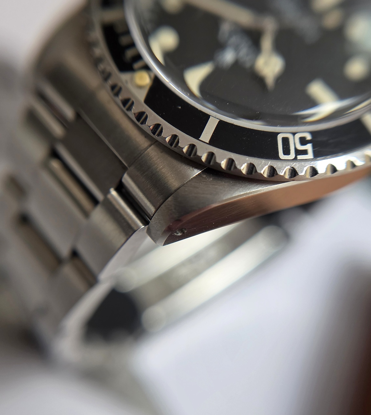 Rolex Submariner 5513 vintage Maxi Dial MK5 1984