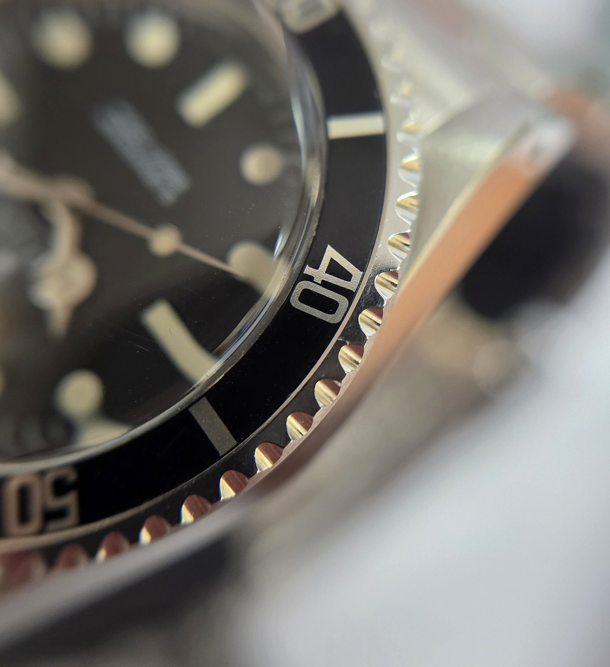 Rolex Submariner 5513 vintage Maxi Dial MK5 1984